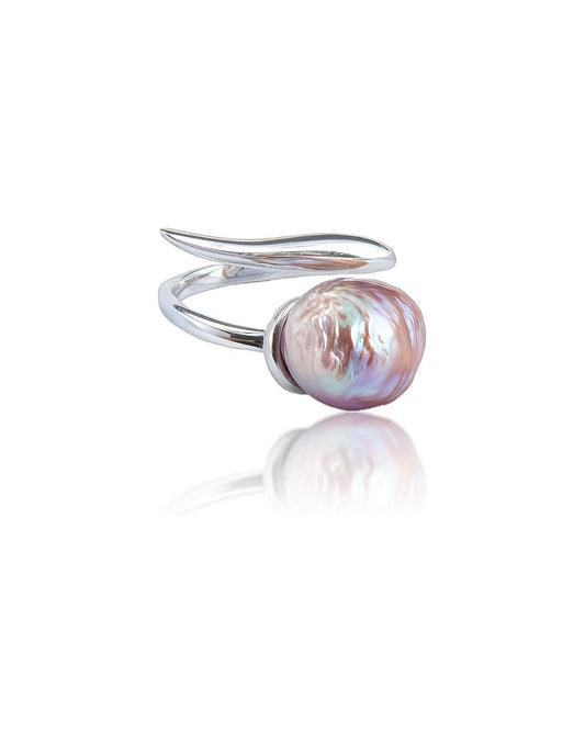 Freshwater Baroque Pearl "My Crown" Rings